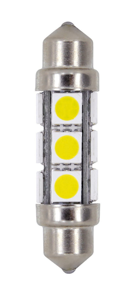 24/30V Hyper-Led 36 12 SMD x 3 chips 11x41 mm SV8,5-8 20 pz Bianco dp. pol. 98260