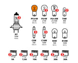 Lampa Kit lampade di ricambio 30 pz, alogena 2xH7 - 24V 98267