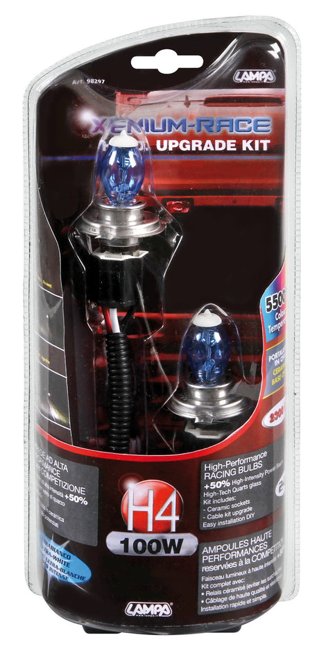 Lampa 24V Lampada alogena Xenium Race - (H4) - 90/100W - P43t - 2 pz - D/Blister 98297