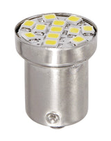 Lampa 24V LED BA15s 12 SMD 1 chip Bianco Doppia Polarità - 1 pz