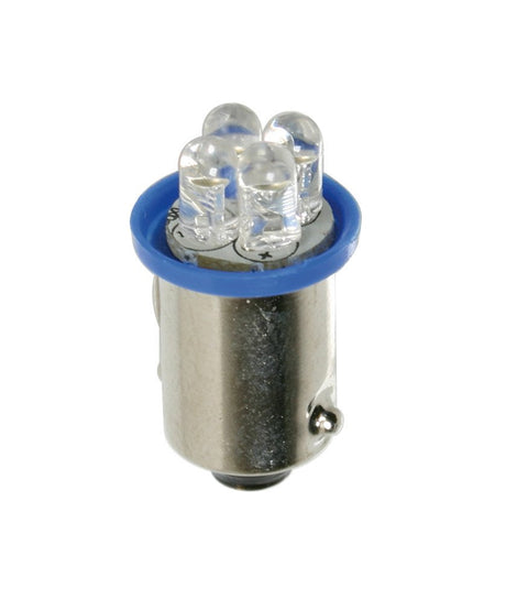 Lampa 24V Led Series - 4 Led - (T4W) - BA9s - 2 pz - D/Blister - Blu 98332