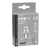 Lampa 24V LED BA15s P21W 8 SMD x 3 Chip Bianco Doppia Polarità - 1 pz
