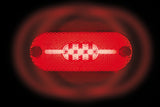 Lampa Luce perimetrale a 5 led con catarifrangente, 24V - Rosso 98386