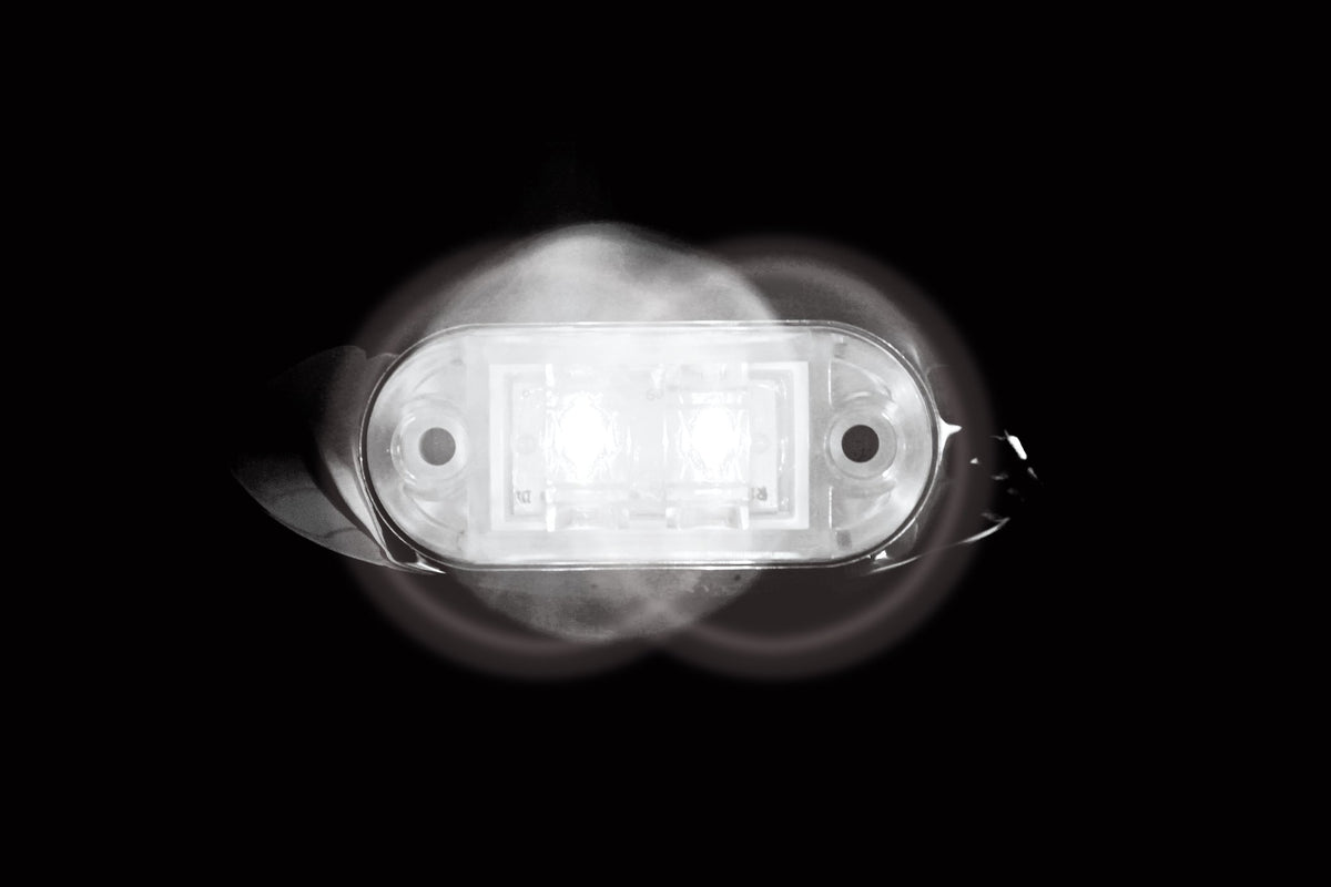 Lampa Luce ingombro a 2 Led, 24V - Bianco 8436 98436