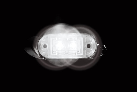 Lampa Luce ingombro a 2 Led, 24V - Bianco 8436 98436