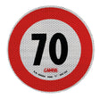 Lampa Contrassegno limite velocità - 70 Km/h 98441