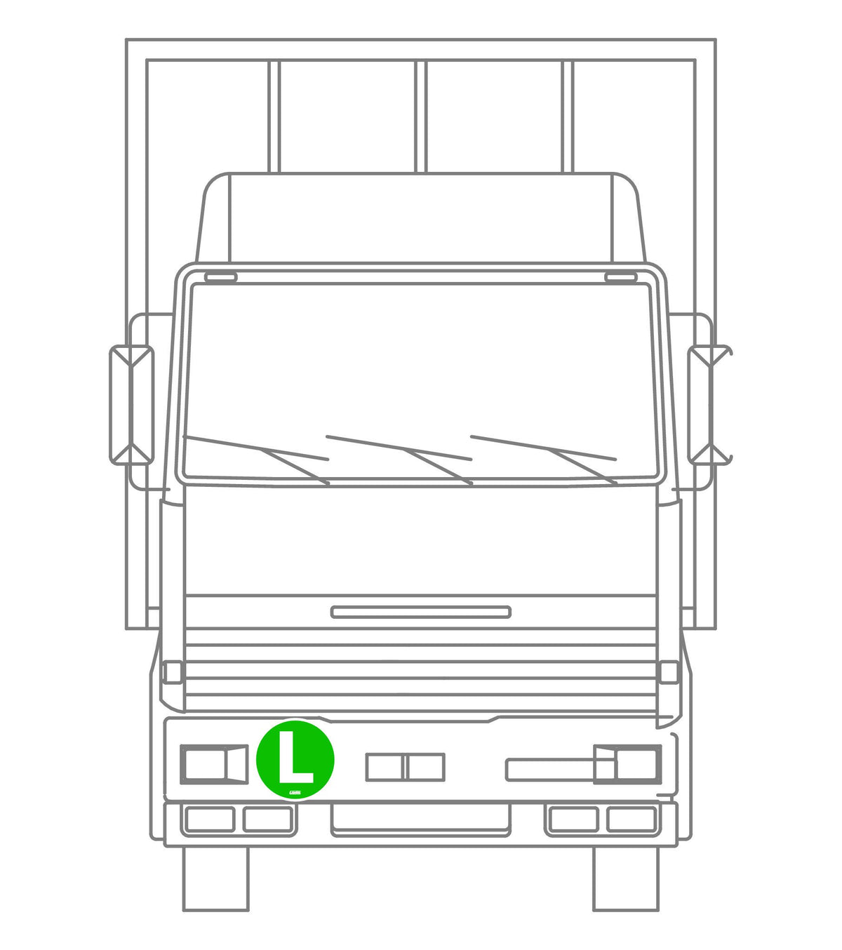 Lampa Contrassegno adesivo - L - Veicolo ecosilenzioso 98453