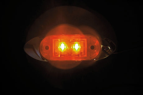Lampa Luce ingombro a 2 Led, 24V - Arancio 8480 98480