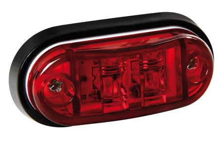 Lampa Luce ingombro a 2 Led, 24V - Rosso 8483 98483