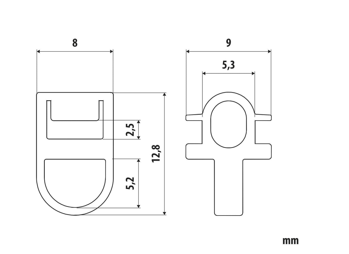 Lampa Scorrevoli per binari - G-2 - 25 pz 98553