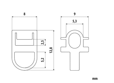 Lampa Scorrevoli per binari - G-2 - 25 pz 98553
