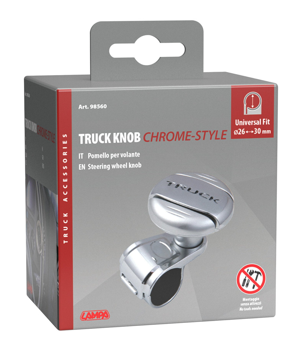 Lampa Pomello per Volante Camion Chrome Style