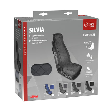 Lampa Silvia, coprisedile in cotone per camion - Grigio 98607