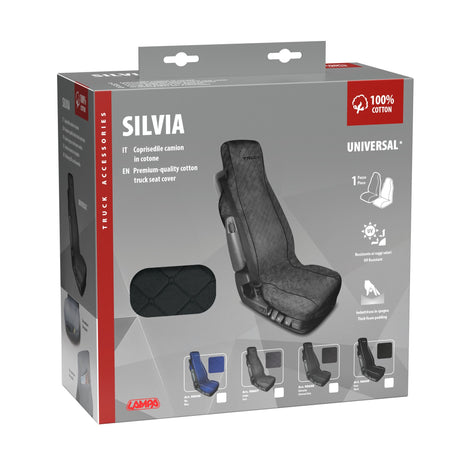 Lampa Silvia, coprisedile in cotone per camion - Antracite 98608