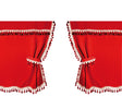 Lampa Oscura, tende centrali per camion, cabina standard - Rosso 98624