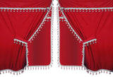 Lampa Premiere, set tende in microfibra per camion - Rosso 98634