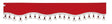 Lampa Sindy, fascia parasole in microfibra per camion - Rosso 98639