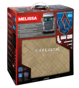 Lampa Melissa, set tende e coprisedili in microfibra per camion - Beige 98645