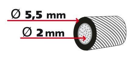 Lampa Cavo Tir con capicorda - 24 m 98691