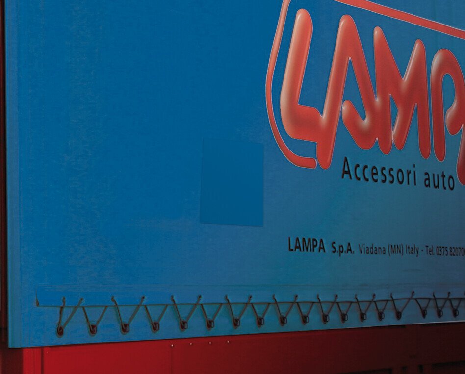 Lampa Pezze Adesive per Teloni Camion in PVC Trasparente - Conf. da 4 pz