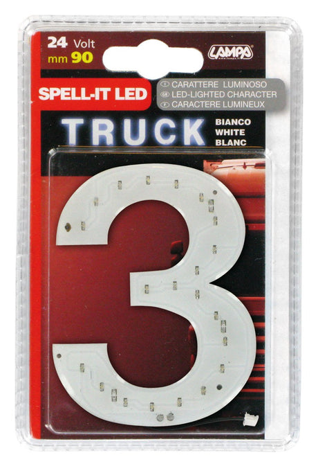 Lampa Spell-It Led, 90 mm, 24V - Bianco - 3 98751