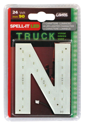 Lampa Spell-It Led, 90 mm, 24V - Verde - N 98822