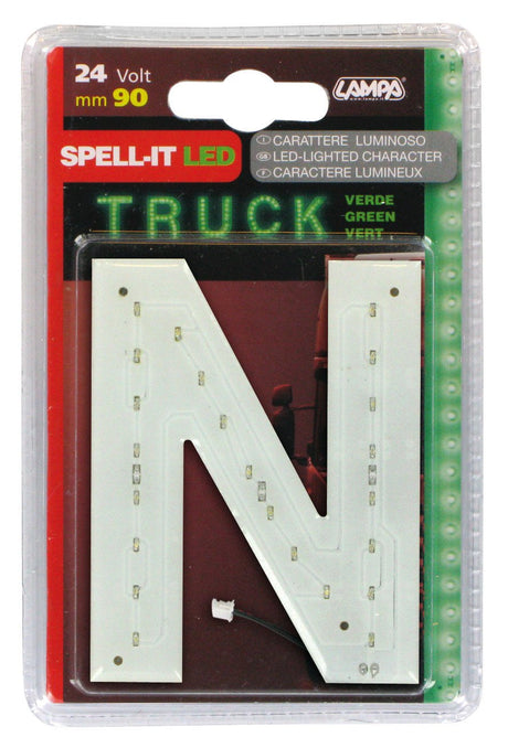 Lampa Spell-It Led, 90 mm, 24V - Verde - N 98822