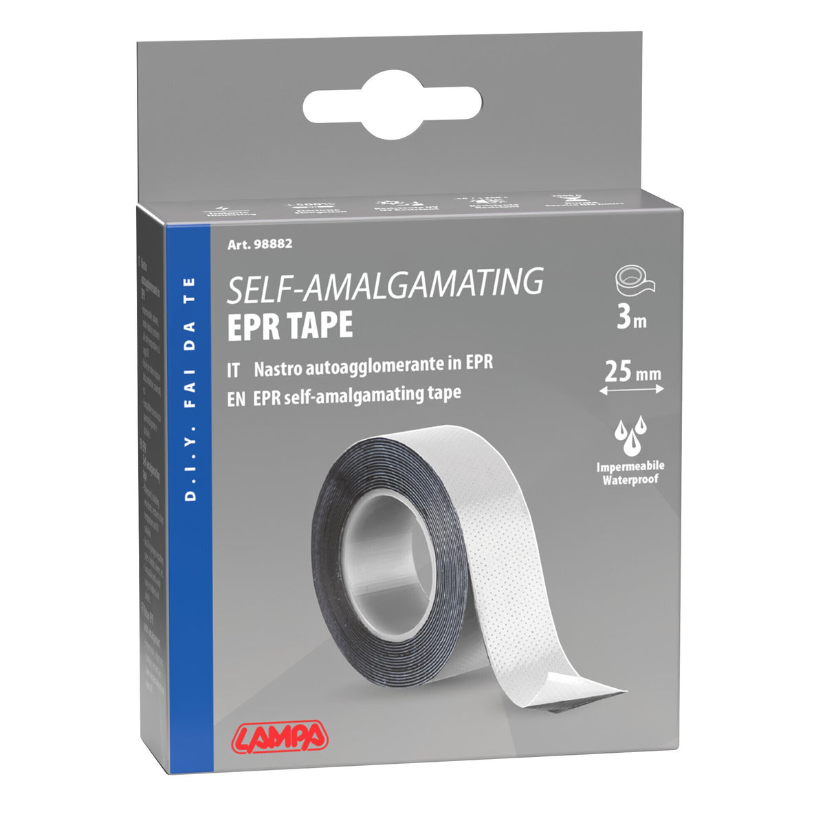Lampa Nastro autoagglomerante in EPR - 25 mm x 3 m 98882