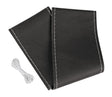 Lampa Premium Truck, coprivolante in pelle - M -  44/46 cm - Nero/Argento 98884