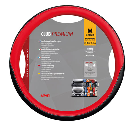 Lampa Club, coprivolante in Skeentex - M -  44/46 cm - Rosso 98910