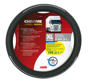 Lampa Chrome Strip, coprivolante in Skeentex - XL -  49/51 cm 98924