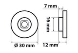 Lampa Coppia Luci Decorative a LED 24V Verde per Camion