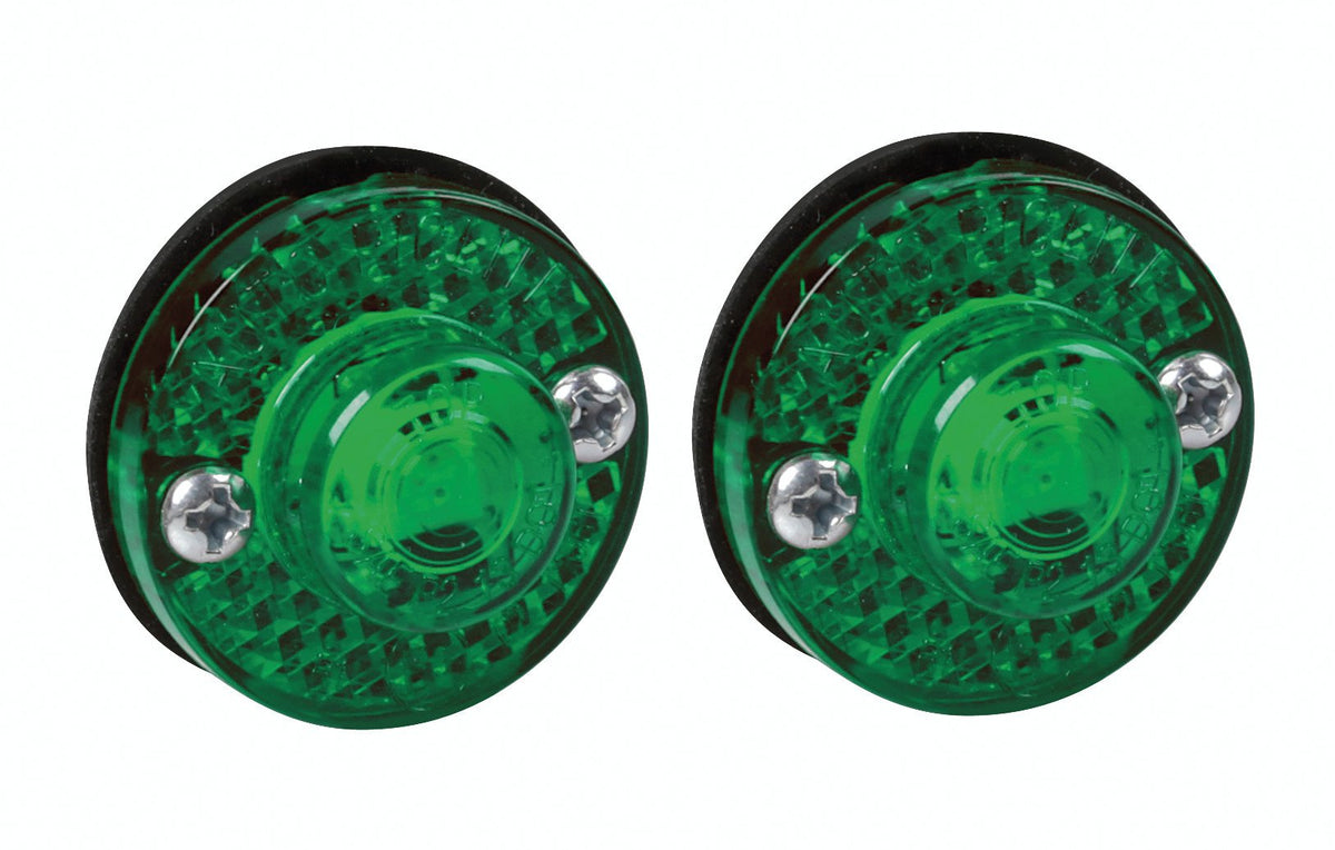 Lampa Coppia Luci Decorative a LED 24V Verde per Camion