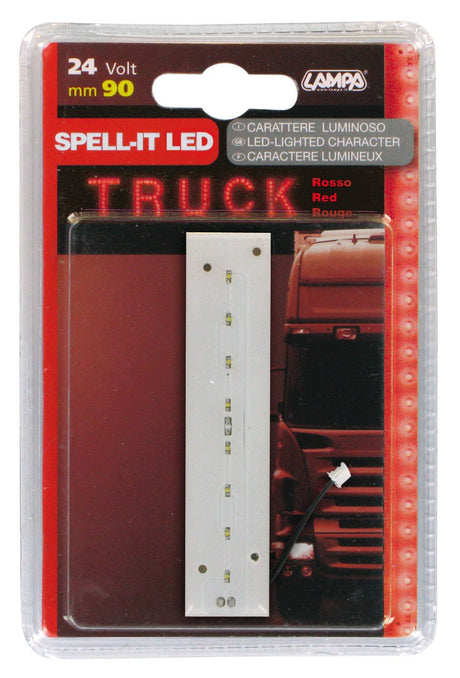 Lampa Spell-It Led, 90 mm, 24V - Rosso - I 98938