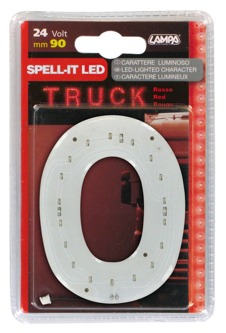 Lampa Spell-It Led, 90 mm, 24V - Rosso - O 98944