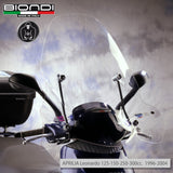 Biondi Parabrezza Club Aprilia Leonardo 125 1996-2002 con Attacchi