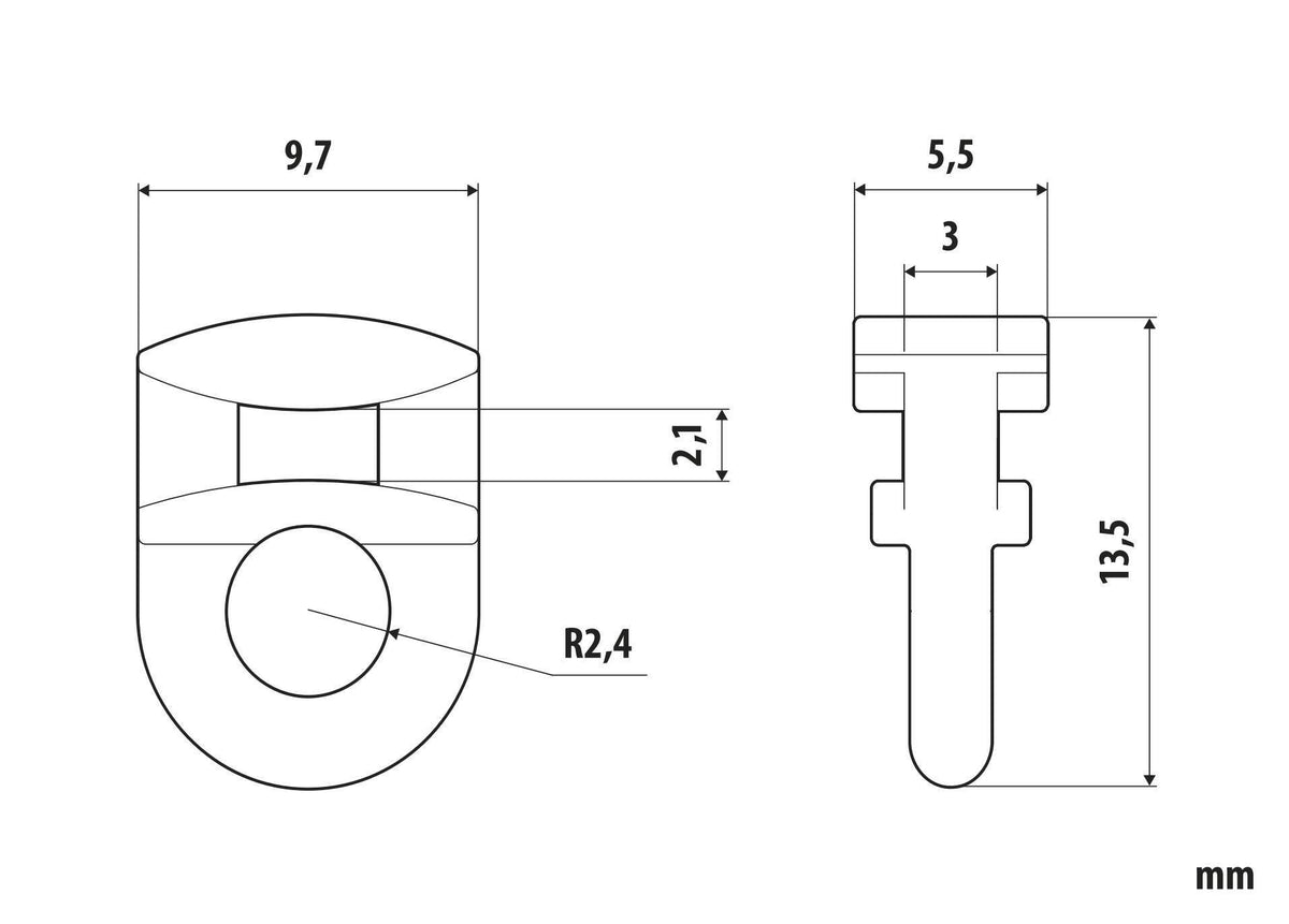 Lampa Scorrevoli per binari - G-8 - 25 pz 99003