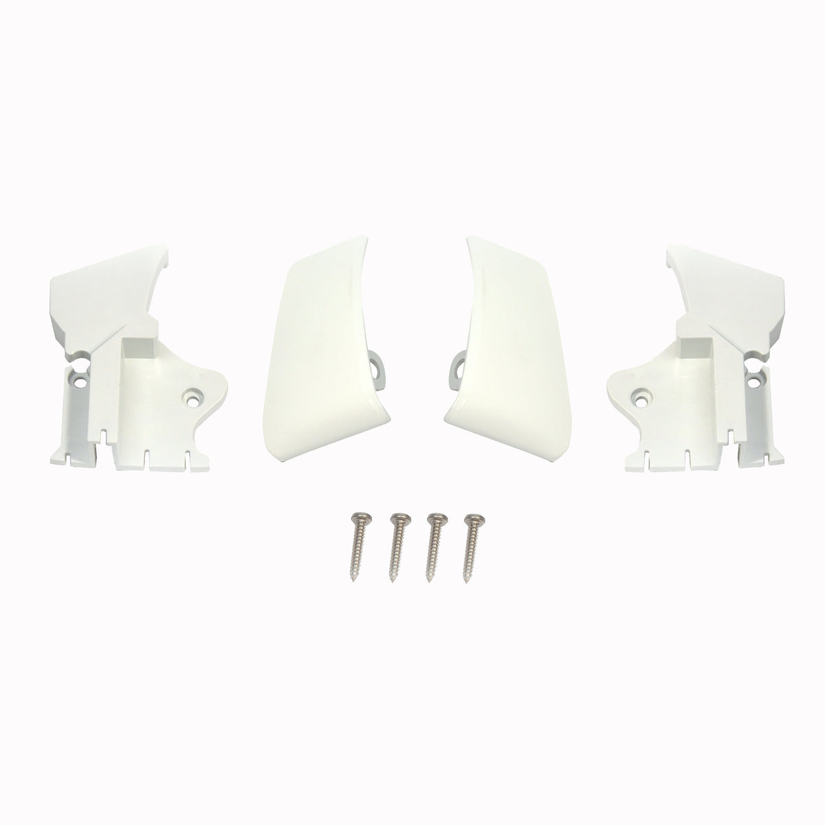 Thule Tappi finali per copertura frontale Omnistor 8000 bianchi, set sx e dx