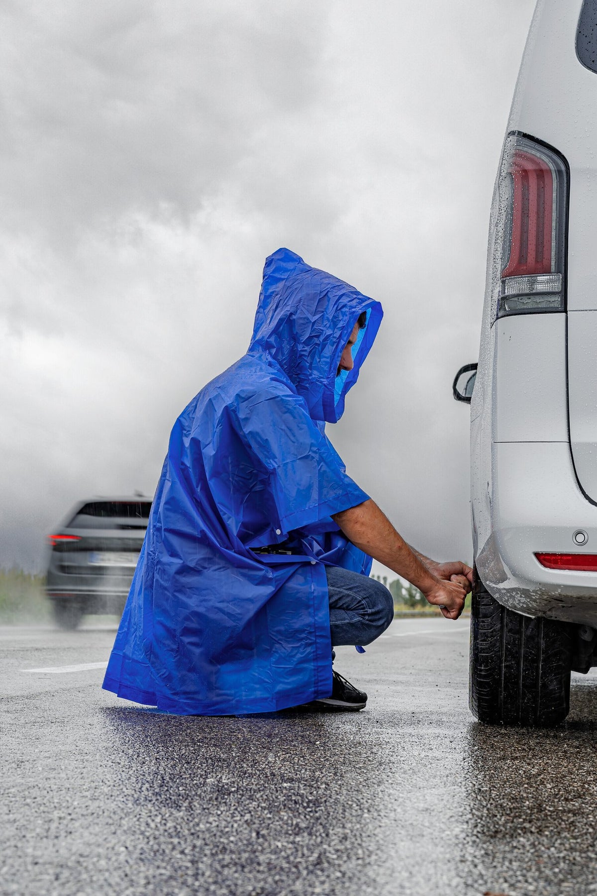 Lampa Go Dry, Poncho antipioggia - Blu 99714