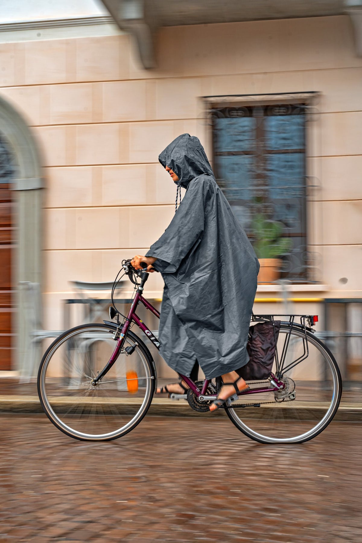 Lampa Adventure, poncho antipioggia multifunzione - Grigio 99720