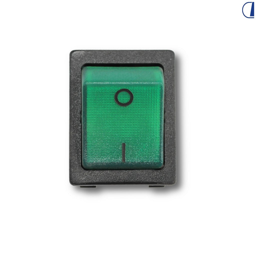 Interruttore con LED verde 220V per frigorifero Electrolux RM2262