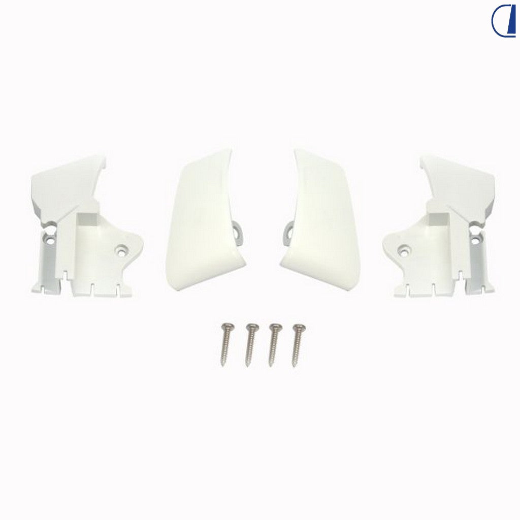 Thule Tappi finali per copertura frontale Omnistor 8000 bianchi, set sx e dx