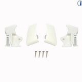 Thule Tappi finali per copertura frontale Omnistor 8000 bianchi, set sx e dx