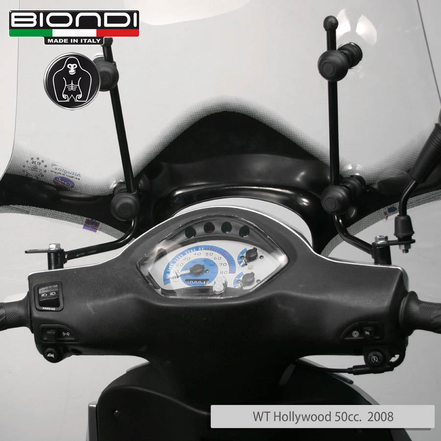 Biondi Kit Attacchi Parabrezza per WT Motors Hollywood 50cc 2008