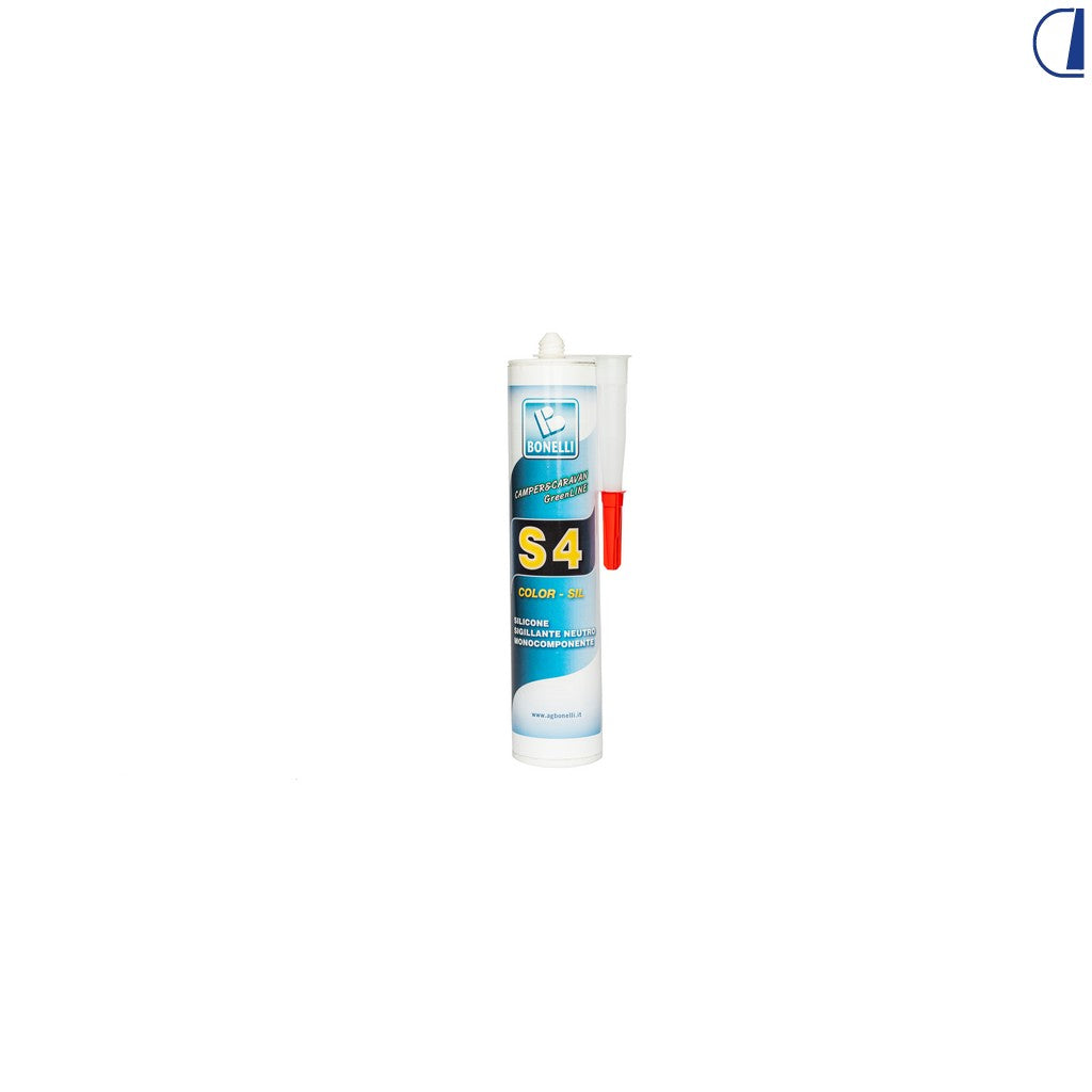 Di-Tec S4 Color-Sil silicone neutro multiuso colore alluminio 310 ml