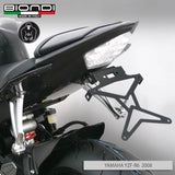 Biondi Portatarga Moto Regolabile Acciaio Nero Yamaha YZF-R6 600