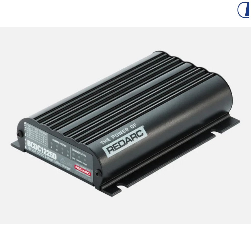 Redarc Caricabatterie DC/DC 12V 25A 3 stadi MPPT impermeabile