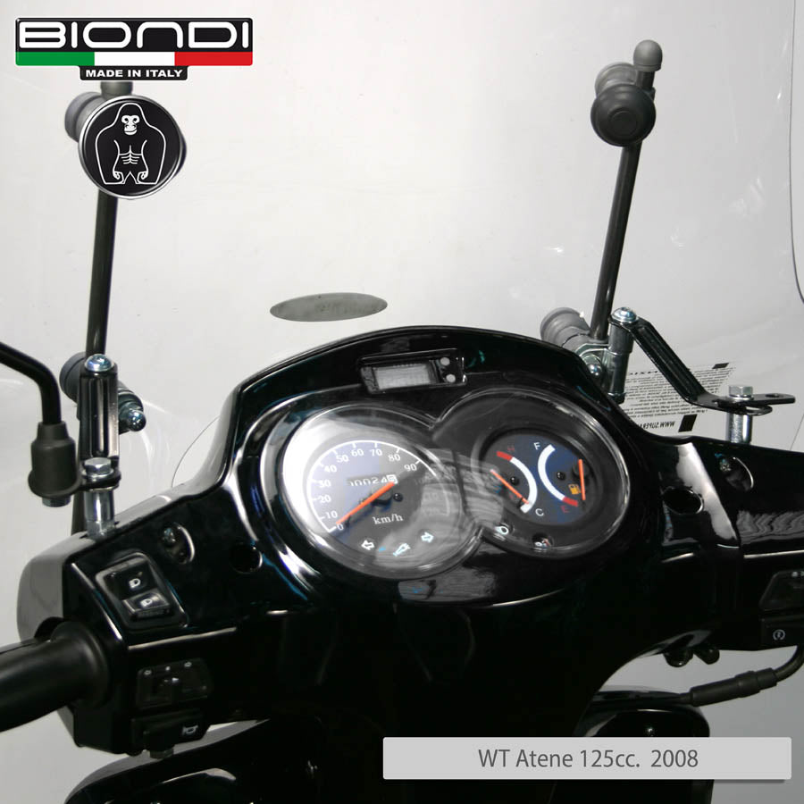 Biondi Parabrezza Club WT Motors Atene 125 2008 Completo di Attacchi