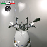 Biondi Parabrezza Club Piaggio Zip 2000 50/125/150 cc 2005-2009 con Attacchi