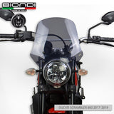 Biondi Cupolino Touring Fumè Chiaro Ducati Scrambler 400/800/1100 - MPN 8010409